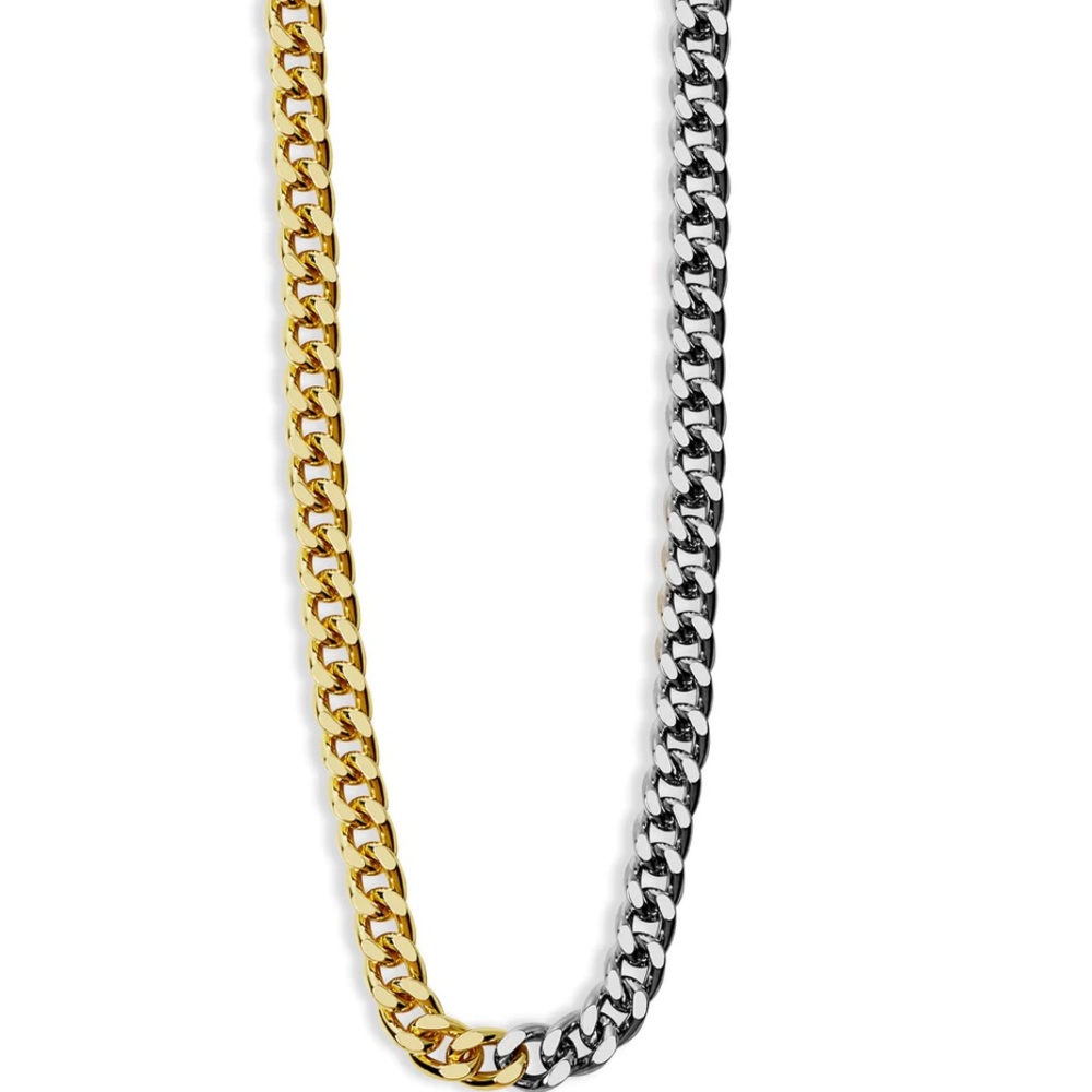 Camila Coelho x Argento Vivo double flash necklace